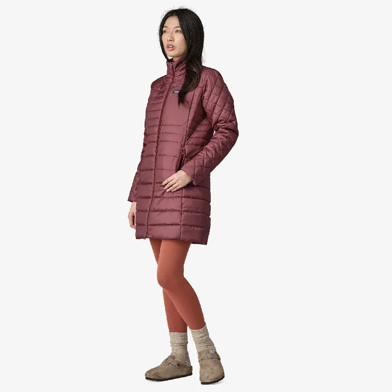 Women's Patagonia | Radalie Insulated Parka | Carmine Red Puffer Hooded Parka Coat