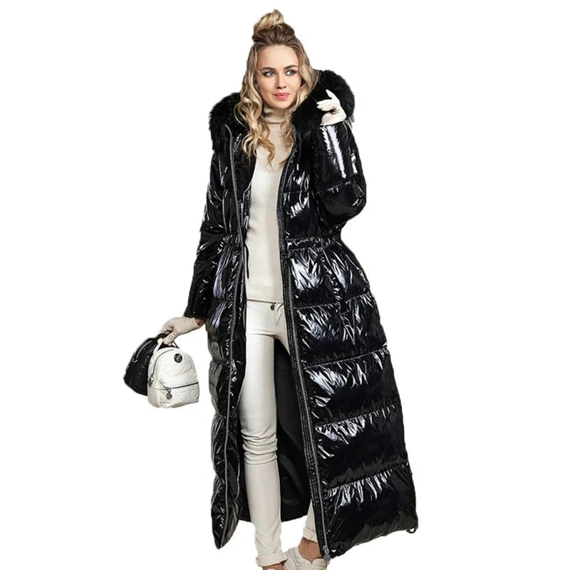 Winter Coat Women X-Long High Quality Thick Cotton Parkas Hooded Outerwear Warm Faux Fur Woman Jacket Thermal Cotton Parka Coat Winter Coat Women X-Long High Quality Thick Cotton Parkas Hooded Outerwear Warm Faux Fur Woman Jacket Thermal Cotton Parka Coat