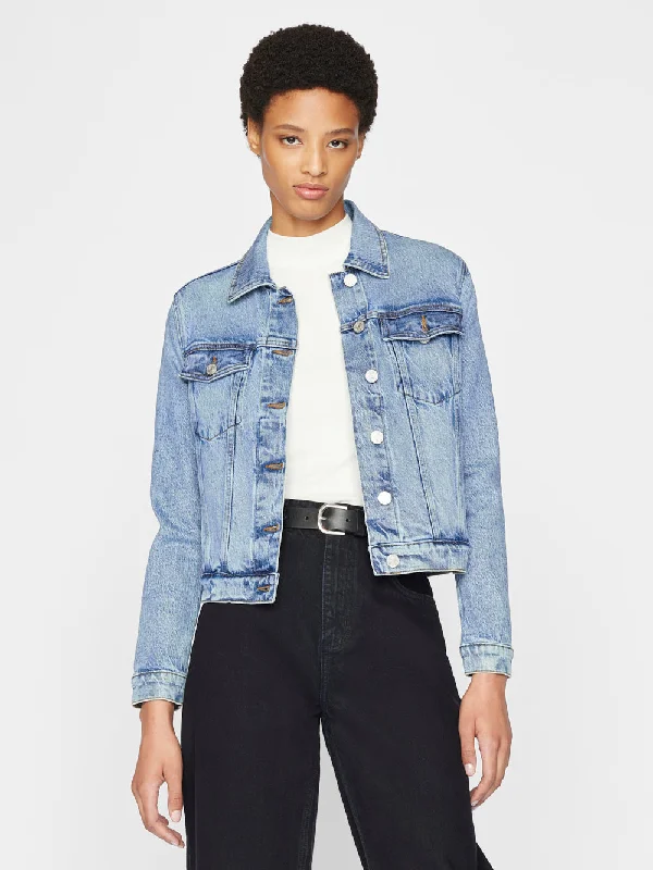 Le Vintage Jacket -- Crystal Shores Denim Jacket Leather Jacket Suede Jacket