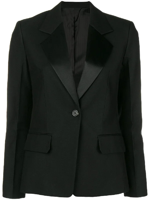 classic single-breasted blazer Women's Plaid Suit