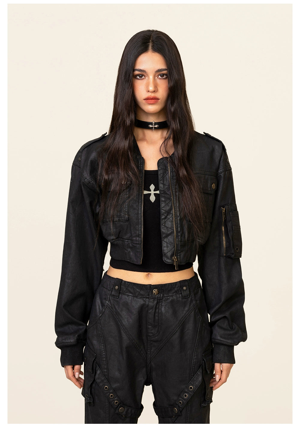 Ancient Myth Wax-coated Short Bomber Jacket Belted Jacket Elasticated Jacket Padded Jacket Ancient Myth Wax-coated Short Bomber Jacket Belted Jacket Elasticated Jacket Padded Jacket