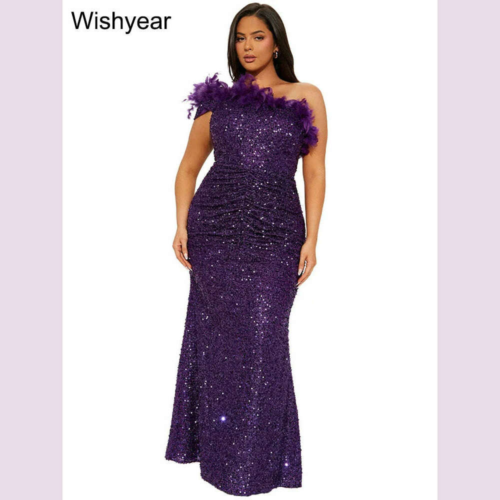purple dress