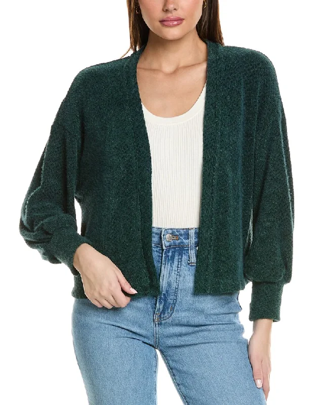 Project Social T True Gem Chenille Cardigan Asymmetrical,ymmetric Pencil Cardigan