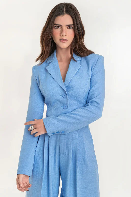 Blazer corto con cut out espalda Women's Vintage Jacket