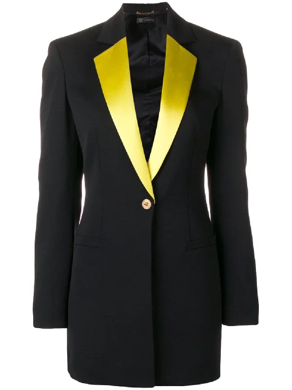contrasting lapels blazer Women's Custom Jacket