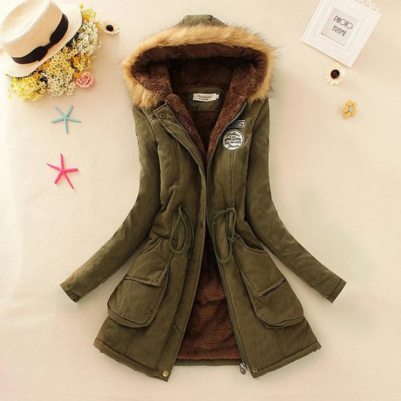 Winter Women Coat Parka Casual Outwear Military Hooded Coat Woman Clothes Fur Coats manteau femme Winter Jacket Women MA354 Elegant Faux Leather Parka Winter Women Coat Parka Casual Outwear Military Hooded Coat Woman Clothes Fur Coats manteau femme Winter Jacket Women MA354 Elegant Faux Leather Parka