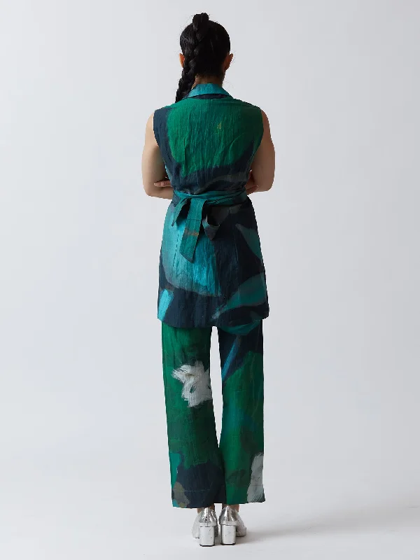 Jade Jacket Set Satin Jacket Silk Jacket Chiffon Jacket