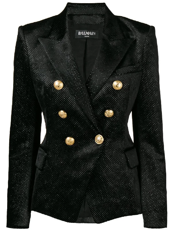 rhinestone embellished blazer Women's Fashion Blazer