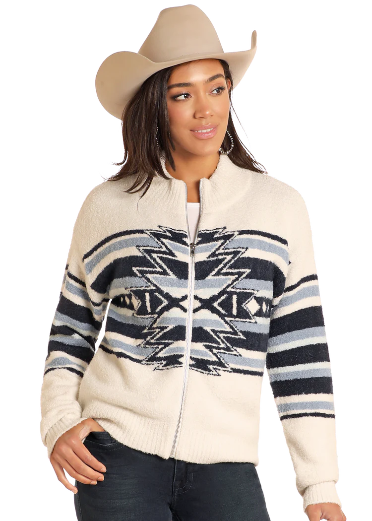 Women's Panhandle Southwest Sweater Bright Pastel Dark