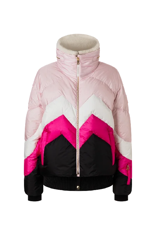 Vanja Down Ski Jacket Faux Fur Jacket Real Fur Jacket Shearling Jacket