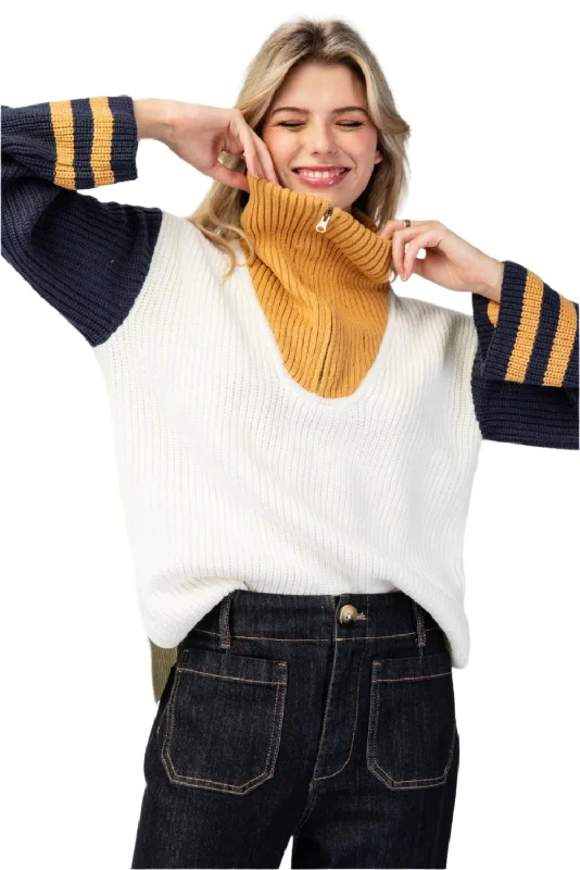 Nautical Charm Sweater Modern Contemporary Chic