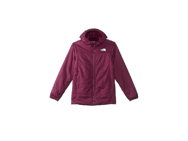 The North Face Girls Reversible Mossbud Parka Adjustable Waist Parka Coat