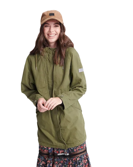 Adventurer Parka Jacket in Capulet Olive Fashionable Insulated Parka Jacket