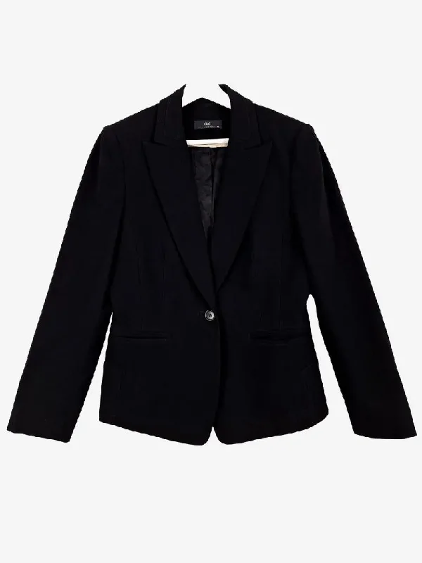 Cue Essential Sleek Office Blazer Size 10 High-End Women's Suit