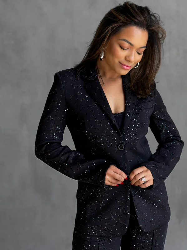Morrison Ultra-Luxe Glitz Blazer Women's Warm Suit