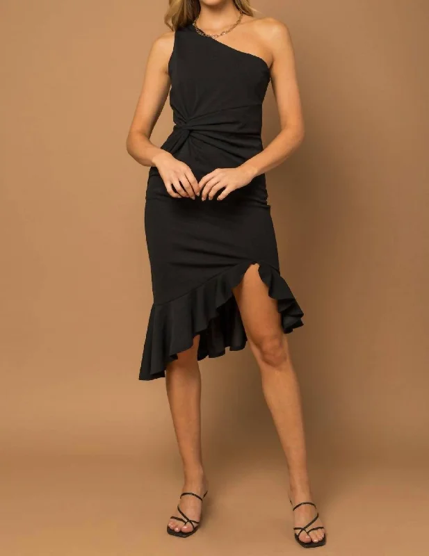 Lbd Holiday Dress In Black