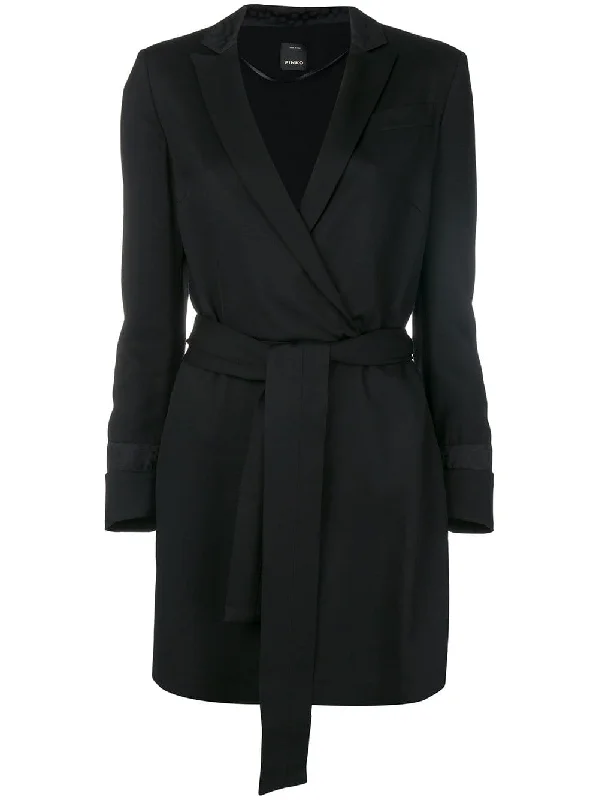 tie-waist blazer dress High-End Women's Suit