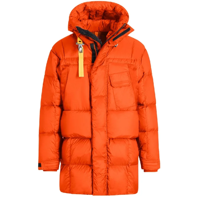Parajumpers Bold Parka Long Orange Down Jacket Thick Warm Insulated Parka