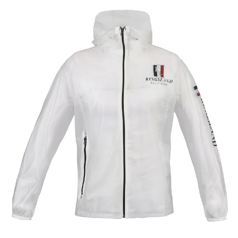 Kingsland Classic Transparent Rain Jacket Cardigan Sweater Pullover