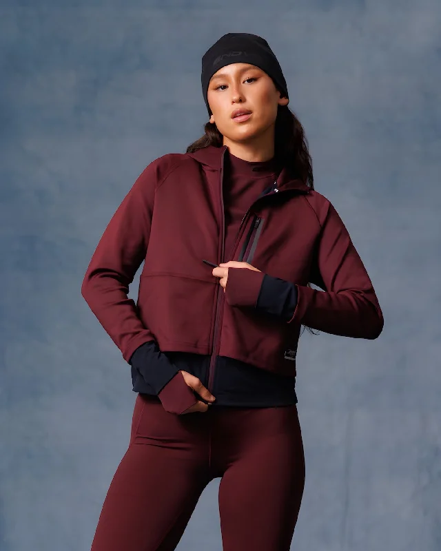 DRYFORCE® Double Layer Jacket | Plum Wine Quilted Jacket Puffer Jacket Insulated Jacket DRYFORCE® Double Layer Jacket | Plum Wine Quilted Jacket Puffer Jacket Insulated Jacket