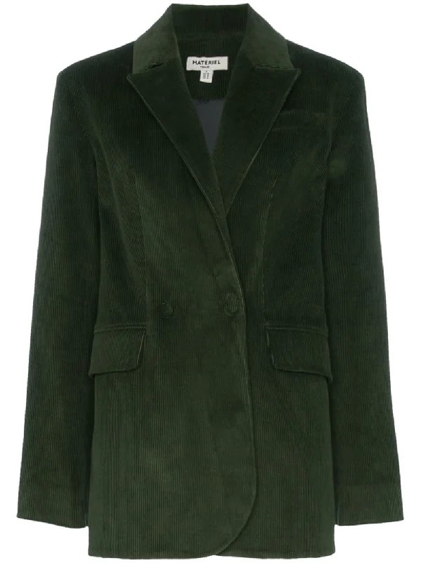 Corduroy Blazer Women's Elegant Suit
