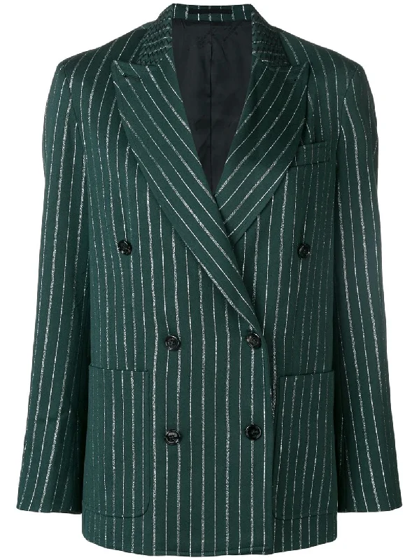 striped double-breasted blazer Women's Boutique Suit