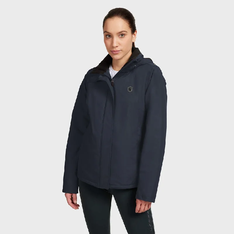 Samshield Ladies Waterproof Jacket Elsa Navy Denim Jacket Leather Jacket Suede Jacket
