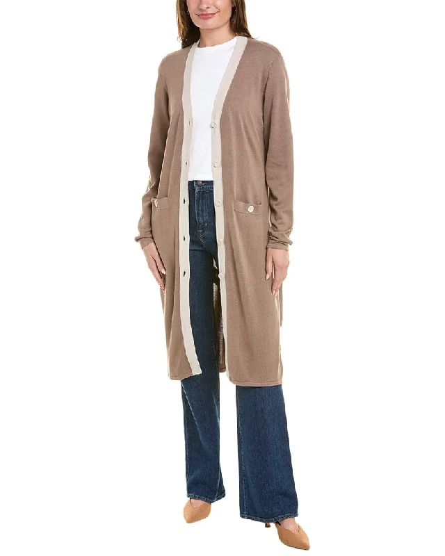 cabi Genteel Cardigan Seamless Knitted Crochet