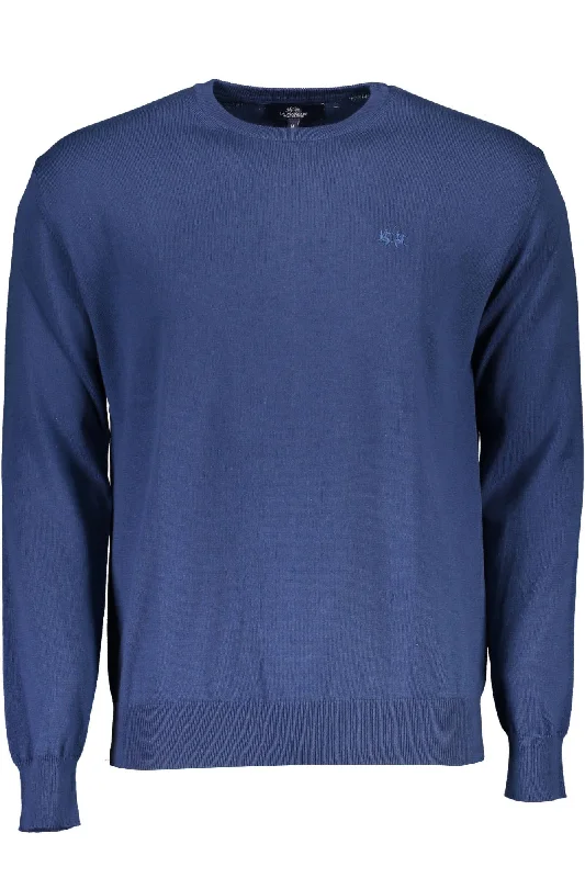 Elegant Crew-neck Embroidered Sweater Stylish Fashionable Trendy