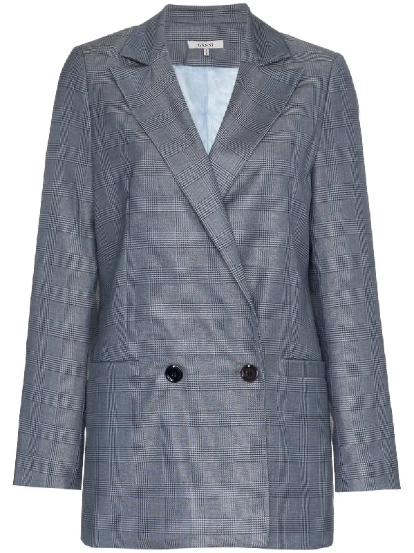 Merkel Double-Breasted Blazer Women's Trendy Jacket