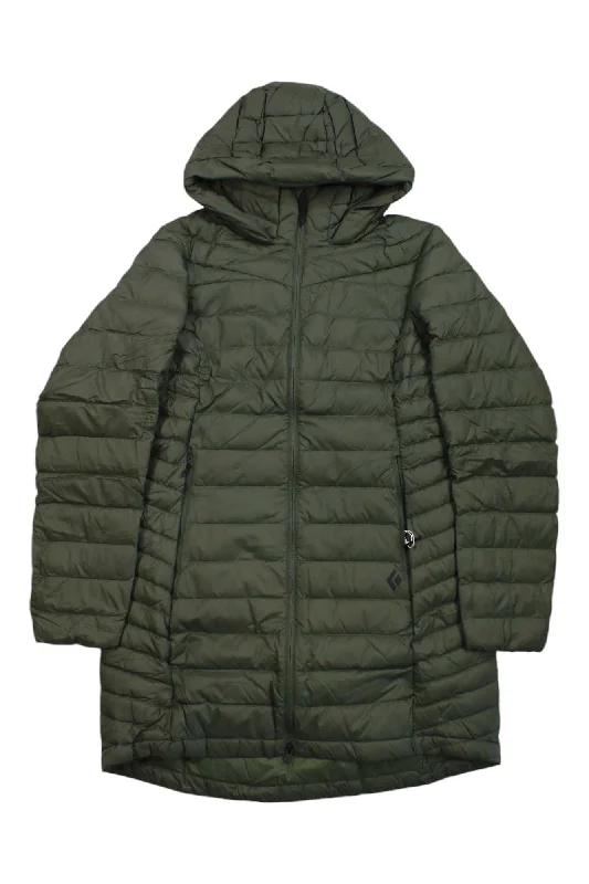 Black Diamond Women's Access Full Length Down Parka Fashionable Fitted Parka Jacket