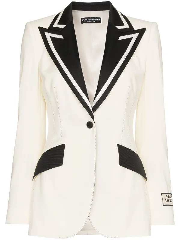 monochrome tux blazer Women's Fashion Blazer