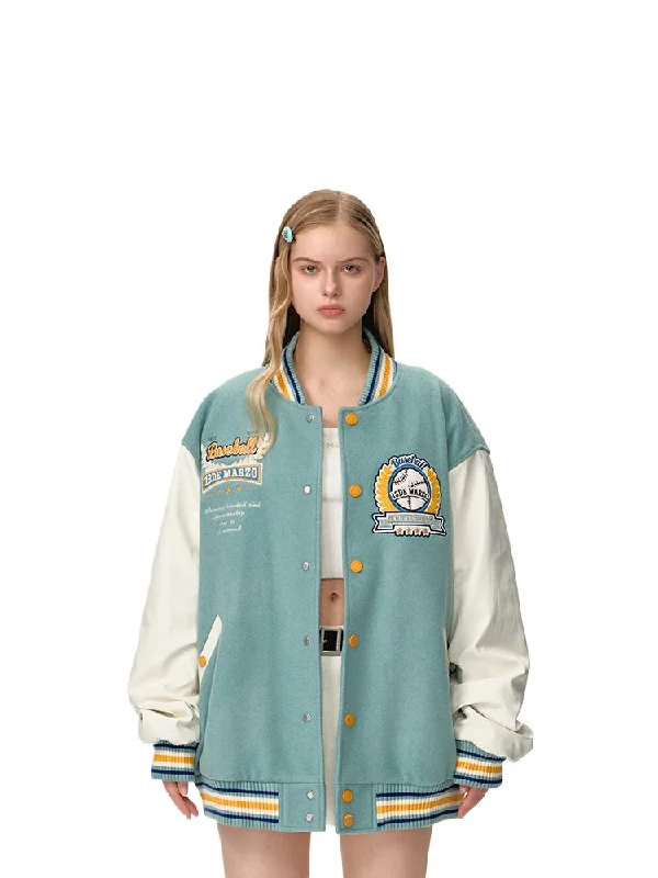 Bear Baseball League Jacket Nylon Fabric Polyester Fabric Spandex Fabric