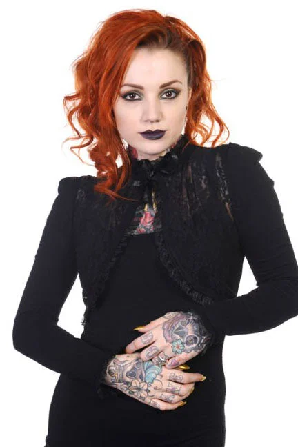 Banned Bolero Shrug Jacket Bomber Jacket Anorak Windbreaker