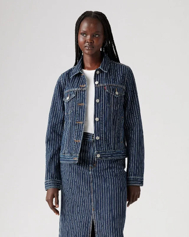 Levi's® Womens Original Trucker Jacket - Partly Masked Insulated Jacket Fitted Jacket Loose Jacket Levi's® Womens Original Trucker Jacket - Partly Masked Insulated Jacket Fitted Jacket Loose Jacket