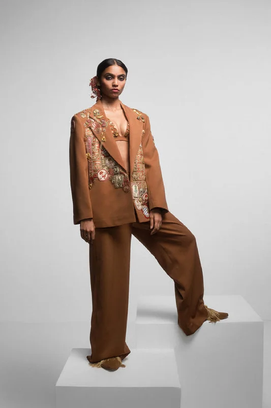 The Jaipur Jacket Set Collared Jacket Crew Neck Jacket Turtle Neck Jacket
