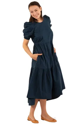 Frolic Dress | Navy