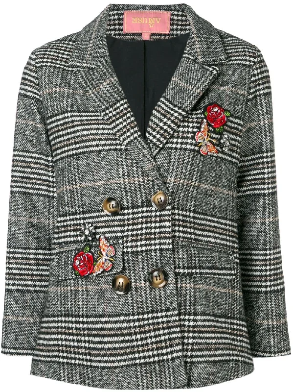 plaid blazer Women's Trendy Jacket