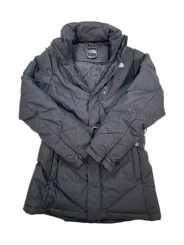 Womens 600 Down Fill Belted Parka Windproof Hooded Parka Jacket