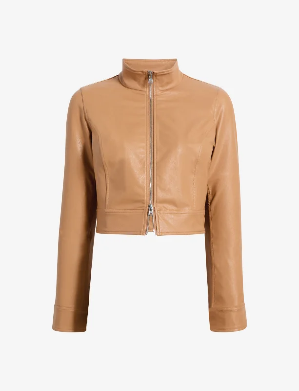 Faux Leather Cropped Biker Jacket One-Shoulder Jacket Off-the-Shoulder Jacket Asymmetrical Jacket Faux Leather Cropped Biker Jacket One-Shoulder Jacket Off-the-Shoulder Jacket Asymmetrical Jacket
