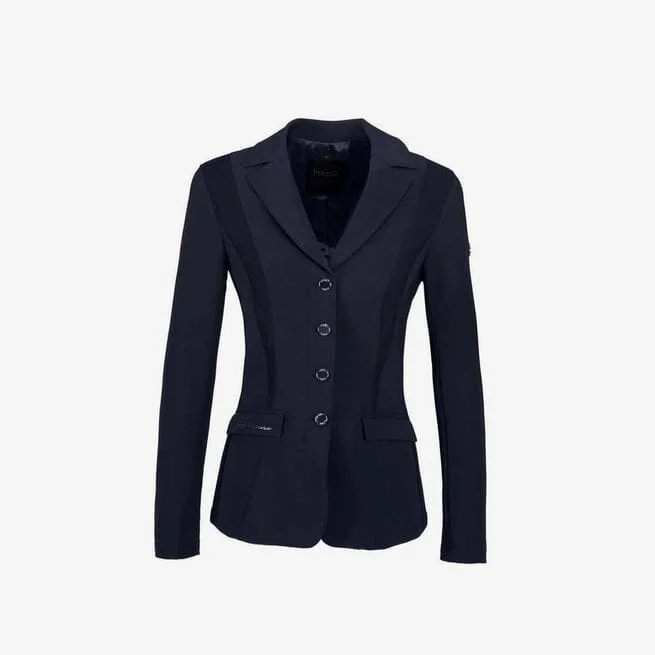 Pikeur Ladies Competition Jacket Olena Night Blue Knit Fabric Woven Fabric Fleece Fabric