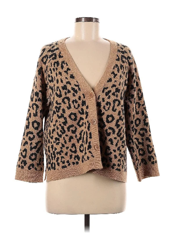 Cardigan Mesh Blend Leather Blend Suede Blend