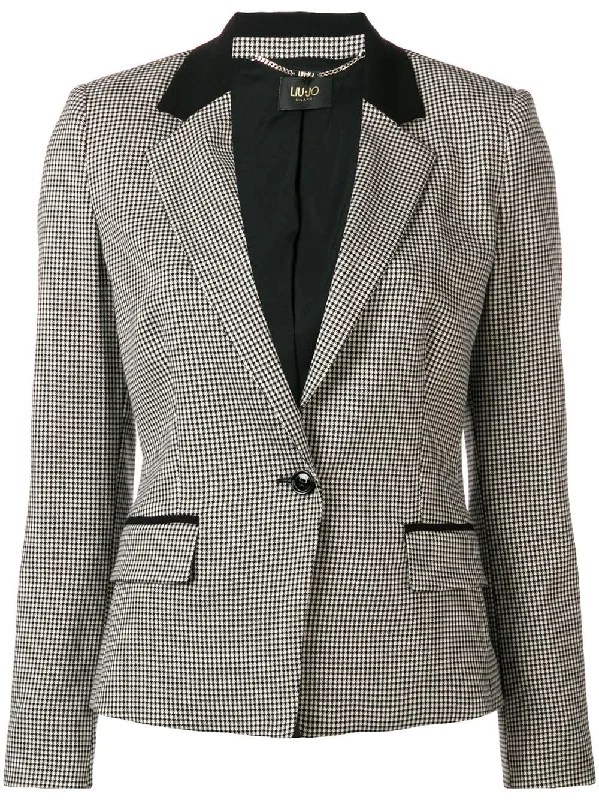 checked blazer Women's Fashion Blazer