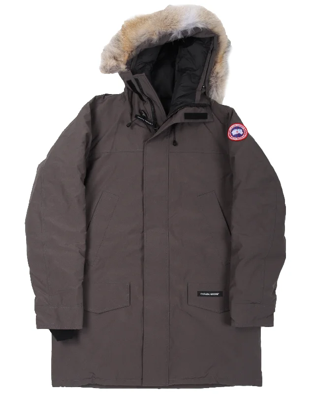 Langford Arctic-Tech Parka Jacket with Fur Hood Stylish Hooded Parka Jacket