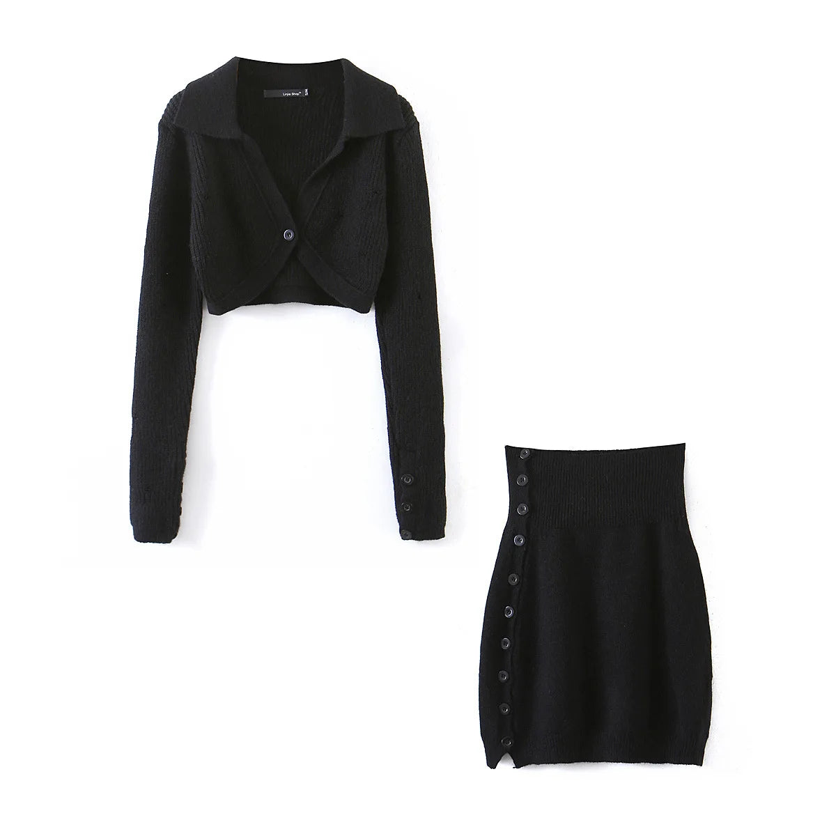 black suit