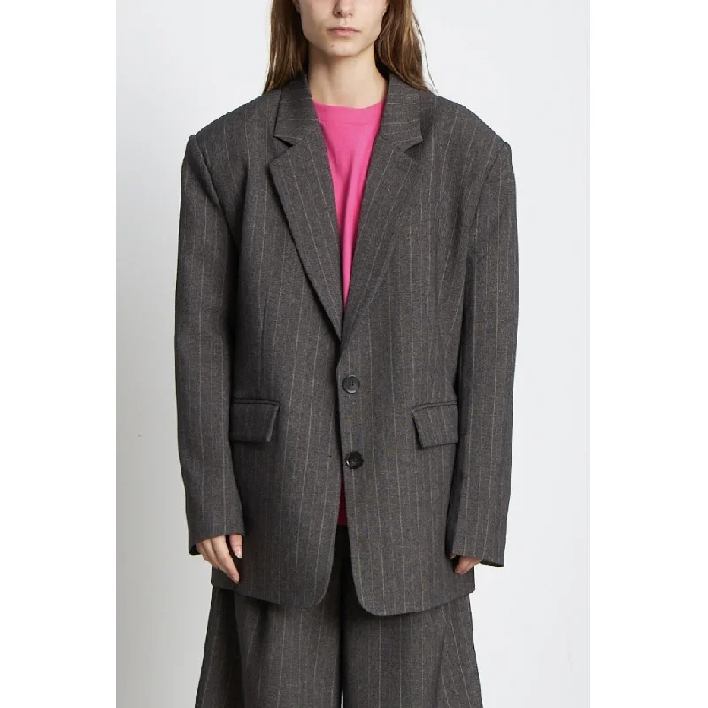 ORPHELIA pinstriped blazer Women's Patchwork Suit
