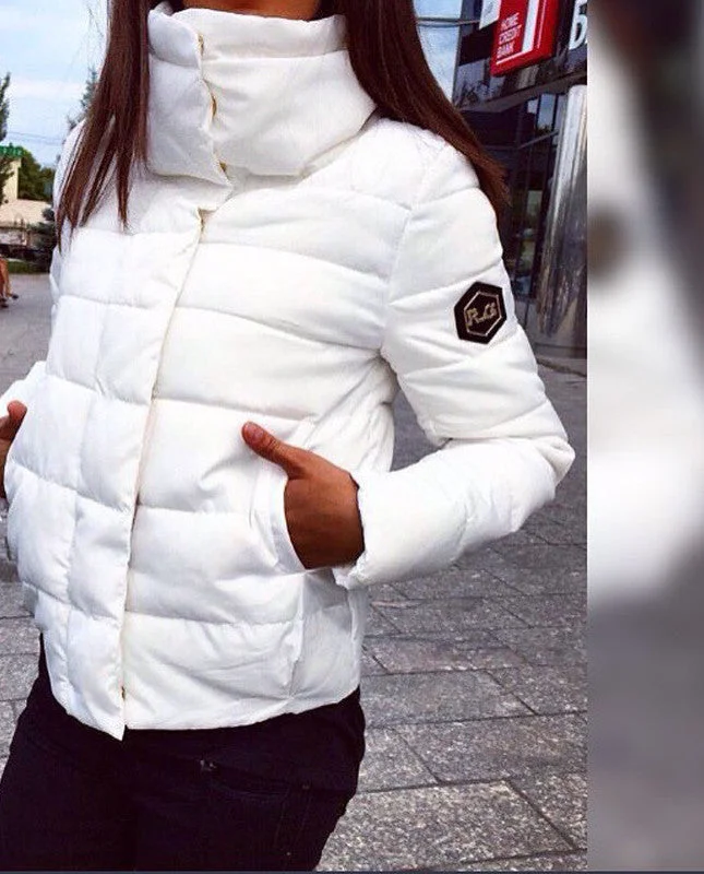 Women Coat Fashion Autumn Winter Female Down Jacket Women NEW Parkas Casual Jackets Inverno Parka Wadded plus size Trendy Drawstring Parka Coat