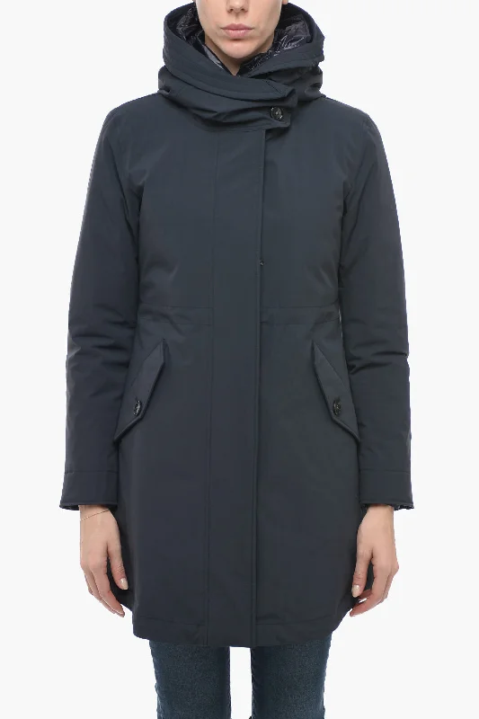 Woolrich MILITARY Long Parka with Inner Puffer Jacket Xs Standard size Adjustable Cuff Parka Coat Woolrich MILITARY Long Parka with Inner Puffer Jacket Xs Standard size Adjustable Cuff Parka Coat