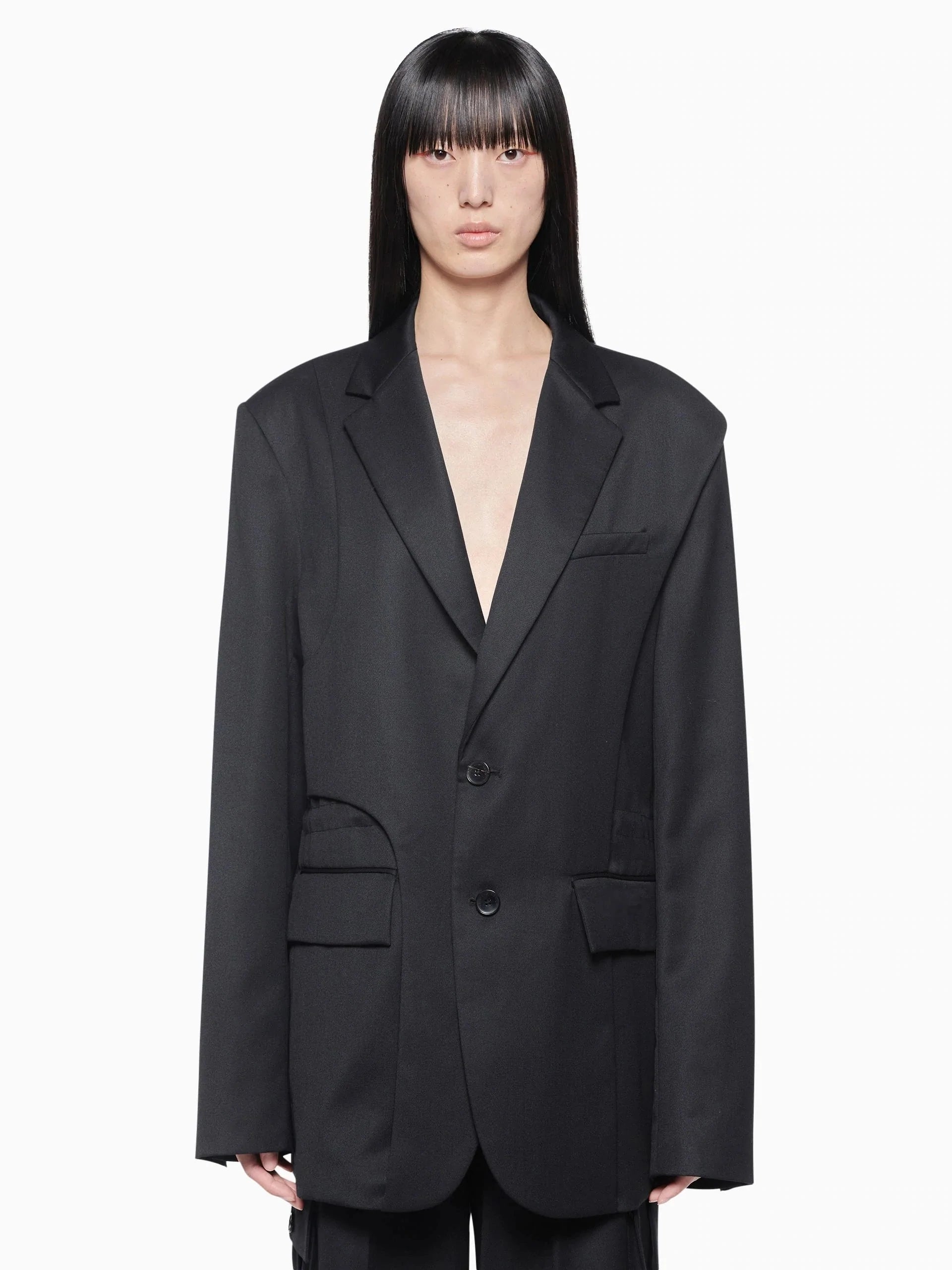 Layered Suit Blazer Women's Designer Suit