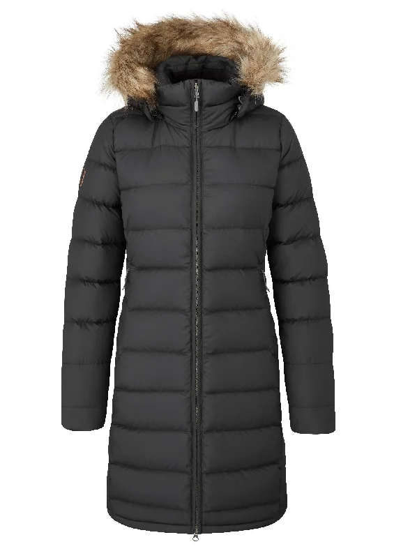 Deep Cover Parka Wmns Padded Longline Parka Coat